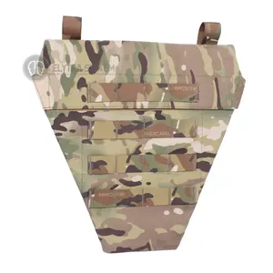 Plate Carrier Tactical Gear Camouflage Groin Protector Tactical Vest MC LAP Style Pouch Bag