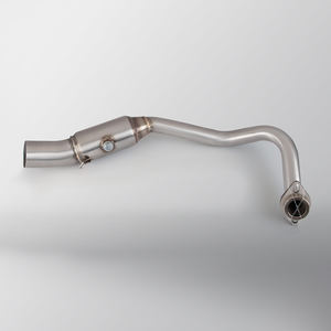 Pour Forza300 <span class=keywords><strong>2018</strong></span> 2019 2020 <span class=keywords><strong>Honda</strong></span> <span class=keywords><strong>Forza</strong></span> 300 Scooter échappement modifier inoxydable 51MM Interface moto avant lien tuyau évasion - Product Image 6