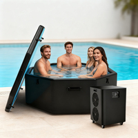 ICEMEND WiFi-macchina di raffreddamento ad acqua con sistema di raffreddamento e riscaldamento per la terapia del freddo bagno di ghiaccio e vasca da bagno per piscine