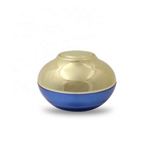 Emballage cosmétique, nouveau design, haute qualité, couleur bleue, forme de boule, pot en acrylique de luxe pour cosmétiques - Product Image 1