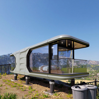 Conteneur Modulaire de Bureau, Restaurant Mobile, Hôtel de Vacances, Maison Préfabriquée Pliable à 2 Étages de 20 pieds en Panneaux Sandwich d'Acier Étanche