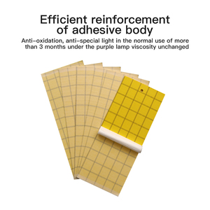 Usine directe En stock Piège à mouches solide jaune Piège à panneau de bâton de lampe pour fourmis Termites Mites Catégorie de lutte antiparasitaire - Product Image 2
