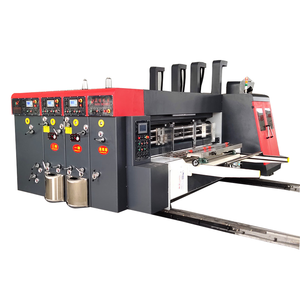 Printing Machine Pizza Box Flexo Printing Machine Pizza Automatic Carton Feeding Pizza Box Making Machine Peru