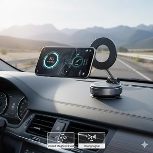 Soporte Magnético Potente con Gran Succión de Silicona para Teléfonos Móviles, para el Tablero del Automóvil, Giratorio, Plegable y con Almacenamiento - Product Image 3