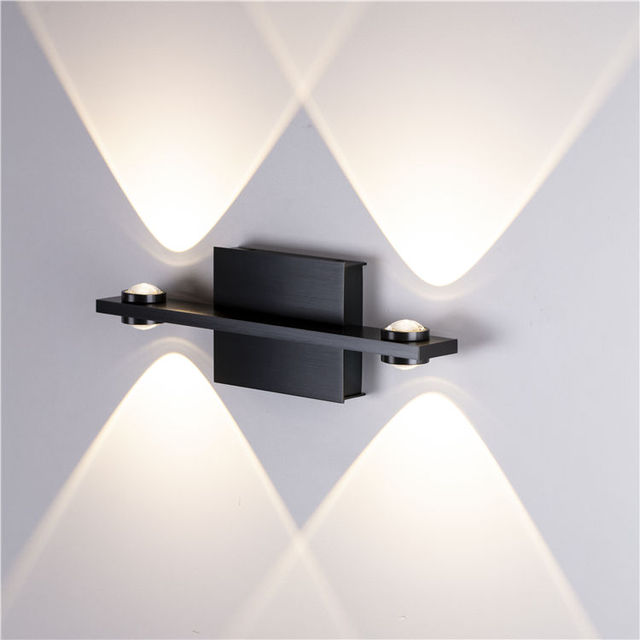 Modern Bright LED Wall Lamp for Indoor and Outdoor Aluminum Body with Elegant Design for Living Room Lighting