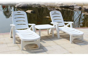 Silla plegable de plástico para playa, asiento de lujo para ocio al aire libre, Parque Acuático, hotel, cama de <span class=keywords><strong>piscina</strong></span> - Product Image 3