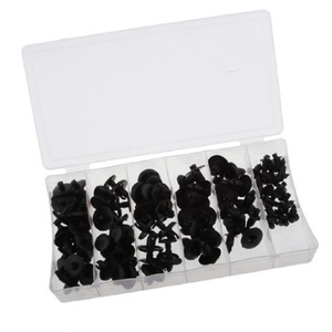 80 pièces M6 M7 M8 moto carénage <span class=keywords><strong>carrosserie</strong></span> boulon Push Pry Rivets broche Clip retenue attache Nylon Push Rivet broches <span class=keywords><strong>pour</strong></span> Polaris - Product Image 3