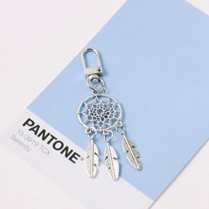 Llavero Personalizado de Cristal Natural con Atrapasueños, Perlas y Borlas DIY - Product Image 2