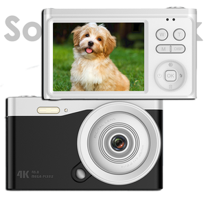 กล้องดิจิตอลวินเทจแบบพกพา Search Sourcingark ขนาด 2.8 นิ้ว 50MP ซูมออปติคอล 16 เท่า 4K HD CCD โฟกัสอัตโนมัติ สำหรับนักเรียน รุ่น Q10 - Product Image 1