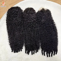 Pelucas de Cabello Humano Rizado Birmano 250% con Encaje Frontal HD 13x6, Ondas Profundas Euroasiáticas, Rizadas y Voluminosas, Sin Pegamento y Sin Estrés