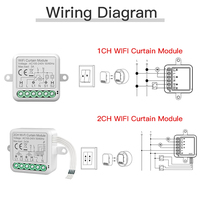 Module d'Interrupteur Intelligent Wi-Fi Zigbee sans Fil Mini pour Maison Connectée 2024 avec 1/2/3/4 Gang, Interrupteur Caché et Application Tuya Smart Life