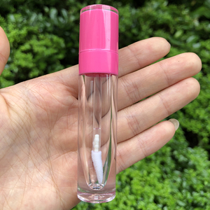 Vente bien: le 6ml tube de brillant à lèvres vide rond violet avec baguette de brillant à lèvres;logo imprimé est personnalisé - Product Image 2