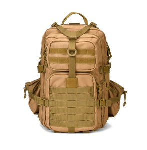 BL100 Coyote <b>Brown</b> 34L TACTICAL <b>Backpack</b> 3 Day Camping Pack Molle Bag <b>Backpacks</b> with 2 Sides Bottle Pockets - Product Image 1