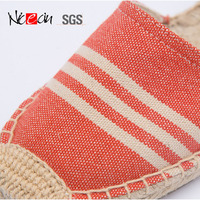 Nickecin — Espadrilles à talon compensé pour femmes, sandales en Jute imprimées, personnalisées, vente en gros, espagne