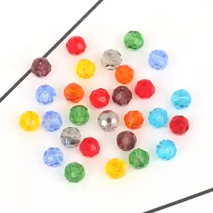 Faceted Crystal Twist Beads glass bead