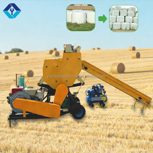 Presse à ensilage automatique d'occasion, machine à baler le foin et <span class=keywords><strong>la</strong></span> <span class=keywords><strong>paille</strong></span>, ensileuse de maïs pour balles rondes de maïs et de <span class=keywords><strong>paille</strong></span> - Product Image 2
