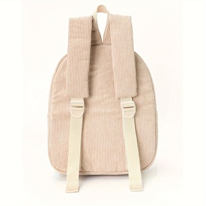 Sac à dos en velours côtelé et polyester, grande capacité, motif ours de dessin animé, pour étudiant, tendance, décontracté, de haute qualité, mignon - Product Image 4