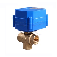 Accovna Valve à bille motorisée DN20, 3/4 pouces, Mini actionneur électrique, contrôle de débit d'eau