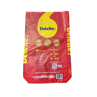 Sacs d'alimentation en polypropylène tissé PP sur mesure 10KG 20KG 25kg, sacs d'engrais en polypropylène, sacs de riz et de céréales de haute qualité laminés BOPP