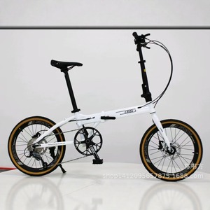 L8 20-Inch Aluminum Alloy Folding <b>Bike</b> 9-Speed Disc Brakes Lightweight Commuter <b>Bike</b> - Product Image 4