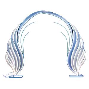 शादी के प्रोप्स w333 * h280cm फूल स्टैंड मेहराब दरवाजे की पृष्ठभूमि विवाह पार्टी समारोह के लिए बड़ी सजावटी मेहराब पृष्ठभूमि - Product Image 5