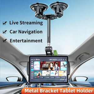 Supporto per Tablet con supporto a doppia ventosa universale diretto in fabbrica con asta di prolunga per pinza per <span class=keywords><strong>iPad</strong></span> Air <span class=keywords><strong>iPad</strong></span> Pro - Product Image 4