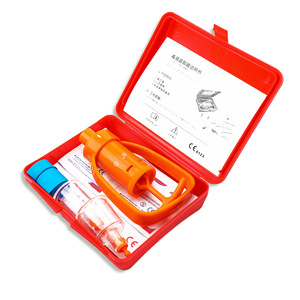 Kit d'extraction de venin orange compact et portable pour les piqûres de serpent et d'abeille, équipement de premiers secours et de survie - Product Image 4