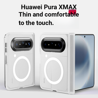 Funda de Teléfono Plegable de TPU con Cobertura Total de Lente, Diseño Ejecutivo para HUAWEI Pura Max Sin Soporte, Lo Más Nuevo de KAOU