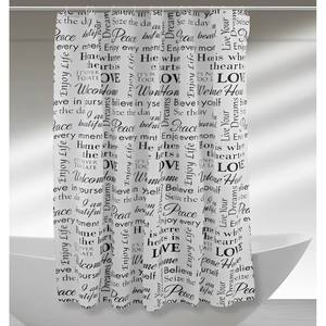 ม่านอาบน้ำ PEVA ขนาด 200X240 ซม. พร้อมลายตัวอักษร - Product Image 1