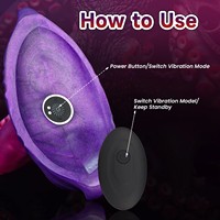 Vibromasseur Dildo Monstre en Silicone à Tentacules Fantaisie avec 10 Modes pour Stimulation du Point G, Vaginale et Anale, avec Ventouse