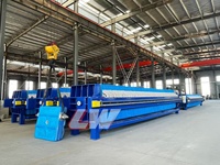 Penekan Filter ruang membran Dewatering tekanan tinggi otomatis untuk perawatan lumpur solusi perawatan air limbah WWTP