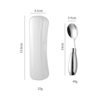 Couverts en acier inoxydable doré avec manche en plastique rose nacré de qualité alimentaire pour cadeaux d'affaires