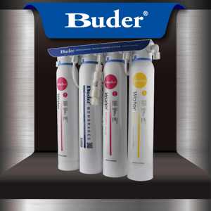 «Taiwan Buder» 4-Stage Ultra-Filtration Under-Sink Water Purifier Manual Plastic UF Membrane Water Filter LED <b>Timer</b> Faucet Hotel - Product Image 4