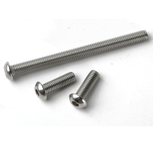สกรูหัวหกเหลี่ยมสแตนเลส 304 มาตรฐาน ISO7380 เกรด 8.8 สำหรับอุตสาหกรรมก่อสร้าง - Product Image 1