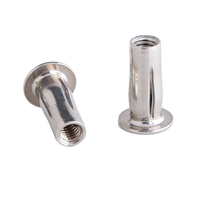 Remaches M4 M5 M6 M8 1/4-20 5/16-18 Linterna Tuerca de inserción de acero inoxidable Linterna Tuerca de remache Cuerpo ranurado Tuerca de cabeza plana