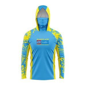 <span class=keywords><strong>Maglia</strong></span> da Pesca 3-in-1 UPF 50+ Impermeabile, Antivento e Antimosche, ad Asciugatura Rapida, con Cappuccio e Maschera Viso, Manica Lunga, Abbigliamento Protettivo per Esterni - Product Image 2