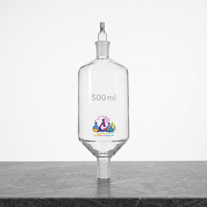 Chambre de collecte d'insectes transparente de 500 ml, récipient cylindrique pour spécimens avec embout et cône, raccord 24/29 - Product Image 1