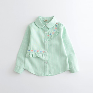 Chemisier élégant à volants de différents types pour jeunes filles, populaire sur les plateformes de vente en ligne - Product Image 2