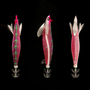 OEM 30g/40g Tip Run Señuelo de calamar con GANCHO Plantilla de calamar EGING Cebo artificial Eging para pulpo EGI Sepia Señuelos de pesca de mar - Product Image 5