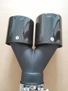 高性能双H风格排气碳纤维排气提示宝马M2 F87 M3 F80 M4 F82 F83 M5 F10 M6 F12 F13 - Product Image 2