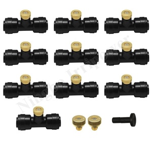 Système de brumisation extérieur pour patio, kit de brumisation pour jardin, parasol, piscine, véranda, parc de trampolines - Product Image 5