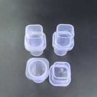 Boîte de rangement en plastique pour flacons, en PP premium, épaisseur 1 mm, avec logo personnalisé, pour ampoules de poudre lyophilisée 3 ml, flacons médicaux et cosmétiques