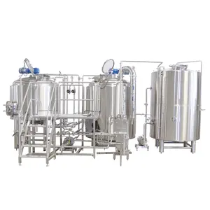 1000L Brewery Equipment 2 Vessel Brewhouse Mash/Lauter Tun Kettle/Whirlpool Tun HLT Customized Steam Electric Heating Solution
