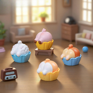 Micro paesaggio creativo grazioso animale Cup Cup per la casa delle bambole fai da te accessori per la decorazione Desktop piccolo ornamento - Product Image 3