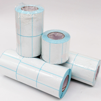 Thermopapier-Etiketten 58x40mm Rote Vorderseite und Weiße Rückseite Bestseller Thermopapier-Etiketten