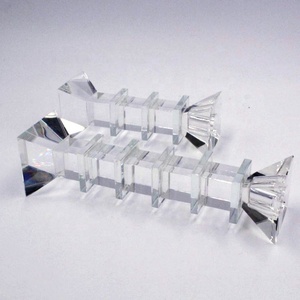 Commercio all'ingrosso k9 Nuovo Design intelligente in <span class=keywords><strong>bianco</strong></span> e nero Luce del Tè Mini tealight supporto di candela di cristallo di vetro unico candeliere di cristallo - Product Image 5