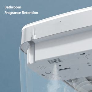 Inodoro Inteligente Electrónico Infrarrojo de Una Pieza con Bidé Integrado, Cerámico, Automático, con Control Remoto y Sifón en S para Montaje en Suelo - Product Image 3