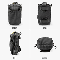 Pochette pour sangle de sac à dos, pochette imperméable pour téléphone portable à fixer sur la sangle d'épaule du sac à dos, sac léger pour les randonneurs, sac d'extérieur