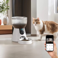 Distributeur automatique intelligent de nourriture pour animaux de compagnie 2027 Zk, portable, pour chats et chiens, avec écran LCD et design étanche