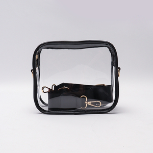 Brillante colorido claro transparente impermeable PVC monedero largo ajustable extraíble cinturón de hombro transparente estadio Crossbody <span class=keywords><strong>Ba</strong></span> - Product Image 4